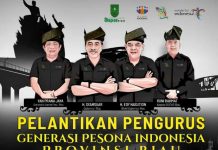 Pengurus Generasi Pesona Indonesia Riau Resmi Dilantik