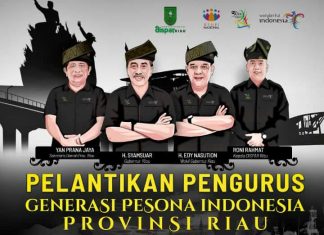 Pengurus Generasi Pesona Indonesia Riau Resmi Dilantik