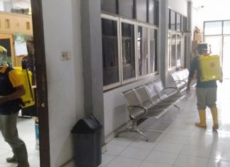 1 PNS BPKAD Rohul Terkonfirmasi Positif Covid-19, Dinas Kesehatan SEMPROT Desinfektan