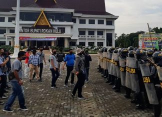 Jaga Keamanan Pilkada, Polres Rohul Gelar Sispam Kota