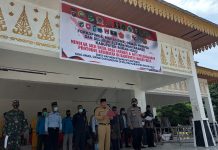 Tolak Anarkis dan Anti Pelanggaran Protokol Kesehatan, Polres dan Forkopimda Rohul Gelar Deklarasi