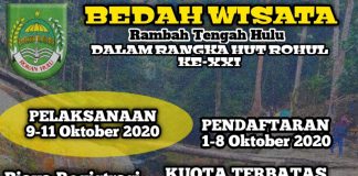Sambut HUT Rohul ke 21 Tahun, Tapak Petualang Gelar Kegiatan Bedah Wisata
