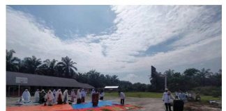 Berharap Covid-19 Cepat Hilang, SMKN 1 Kepenuhan Gelar Shalat Hajat Berjamaah