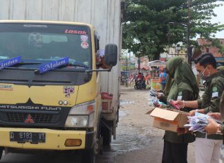 Peduli Covid-19, SOBI UPP Bagi – Bagi Masker Gratis