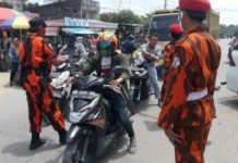 Putus Penyebaran Covid-19, Pemuda Pancasila Bagi Masker Gratis