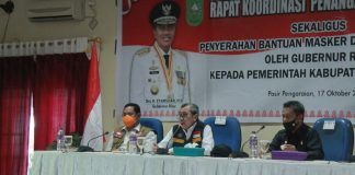 Serius Tangani Covid-19, Gubernur Riau Gelar Rakor di Kabupaten Rokan Hulu