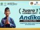 MEMBANGGAKAN, Putra Asal Rohul Raih Juara 1 DA’I Hari Santri Nasional