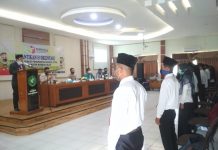 88 Panwas PTPS kecamatan Rambah Hilir Resmi Dilantik