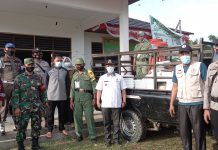 Usai Pencoblosan, Kades Sialang Rindang Lepas Kotak Suara Ke Kantor Camat Tambusai
