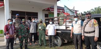 Usai Pencoblosan, Kades Sialang Rindang Lepas Kotak Suara Ke Kantor Camat Tambusai