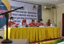 Pleno KPU Rohul Usai, Saksi Paslon Nomor Urut 3 Tolak Beri Tanda Tangan