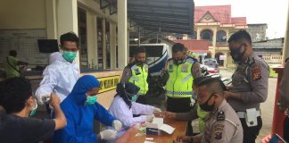Menuju Pilkada, Personel Polres Rohul Dirapid Test