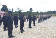 Pilkada Usai, Kapolres Rohul Lepas Pemulangan BKO Polda Riau dan Polres Kampar