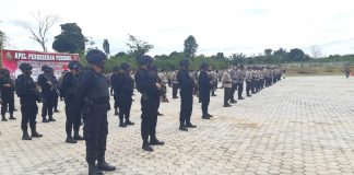 Pilkada Usai, Kapolres Rohul Lepas Pemulangan BKO Polda Riau dan Polres Kampar