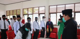 51 Anggota BPD Se Kecamatan Tambusai Resmi Dilantik, Berikut Pesan Bupati Rohul