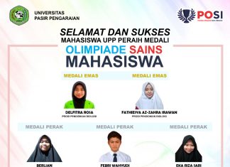 MEMBANGGAKAN, 8 Mahasiswa UPP Gaet Medali OSM Oleh POSI