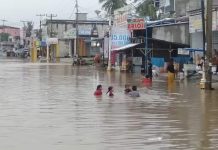 Musim Penghujan, Sungai Batang Lubuh Kembali Naik Rendam Rumah Warga