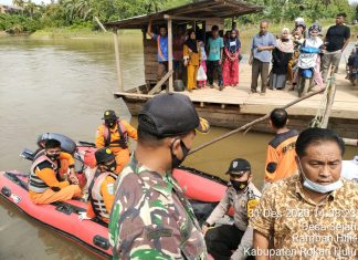 Jasad Bocah Hanyut di Rohul Ditemukan 4 KM Dari Lokasi Kejadian