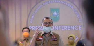 Setelah Istri dan Ajudan, Gubri Turut Terkonfirmasi Positif Covid-19