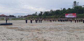 75 Personel Polres Rohul Naik Pangkat Diawal Tahun Baru