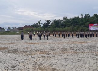 75 Personel Polres Rohul Naik Pangkat Diawal Tahun Baru