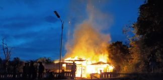 Kantor Desa Sungai Salak Terbakar, Kades : Diduga Dibakar