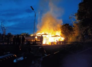 Kantor Desa Sungai Salak Terbakar, Kades : Diduga Dibakar