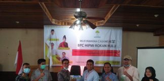 Lexsi Fanfair Terpilih Sebagai Ketum BPC HIPMI Rohul Periode 2021-2024