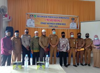 Pemerintah kecamatan Rambah Hilir Gelar Musrenbang