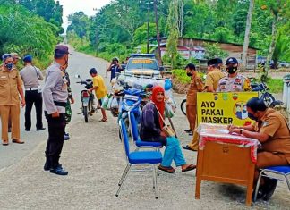 Polsek dan Koramil 02 Rambah Bersinergi Dalam Berikan Pelayanan Kepada Masyarakat