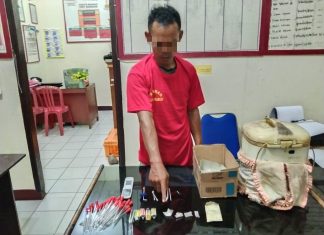 Kapolsek Kabun Ringkus 3 Tersangka Penyalahgunaan Narkoba Sekaligus