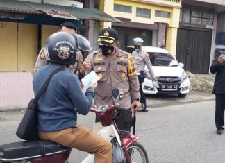 Kapolres Rohul Dukung Program PPKM