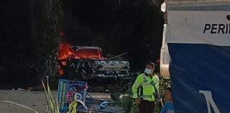 Penyerangan Salah Satu OKP di Mahato Akibatkan Mobil dan Kantor IPK Hancur