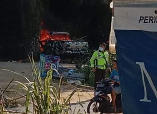Penyerangan Salah Satu OKP di Mahato Akibatkan Mobil dan Kantor IPK Hancur