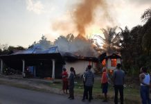 Rumah di Desa Muara Musu Ludes Dilahap Si Jago Merah