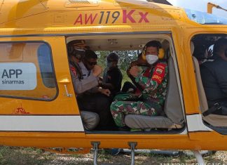 Tim Gabungan Gunakan Heli Guna Pantau Pencegahan Karlahut