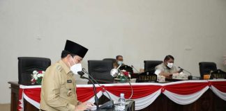 Bupati Sukiman Sebut Pembangunan di Rohul Tetap Berjalan Lancar Walaupun Ditengah Pandemi Covid-19