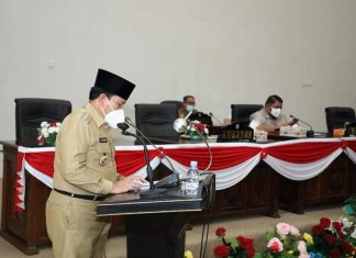Bupati Sukiman Sebut Pembangunan di Rohul Tetap Berjalan Lancar Walaupun Ditengah Pandemi Covid-19