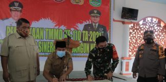 Kabupaten Rohul Terpilih Sebagai Lokasi Pelaksanaan TNI Manuggal Masuk Desa (TTMD) ke 110