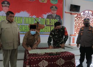 Kabupaten Rohul Terpilih Sebagai Lokasi Pelaksanaan TNI Manuggal Masuk Desa (TTMD) ke 110