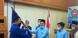 H Murkhas S.Pd Resmi Nakhodai DPC HNSI Cabang Rokan Hulu