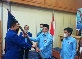 H Murkhas S.Pd Resmi Nakhodai DPC HNSI Cabang Rokan Hulu