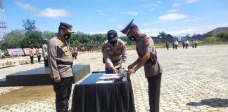 Promosi Jabatan, IPTU Suheri Sitorus Gantikan AKP Budi Ikhsani Sebagai Kapolsek Rambah Hilir