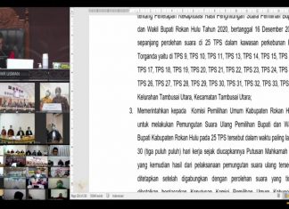 MK Putuskan PSU di 25 TPS di Rohul, Elfendri : Kita Siap Mengikuti Keputusan MK