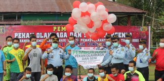 Peringati HBP Ke 57, Lapas Kelas II B Pasir Pengaraian Gelar Porseni