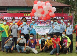 Peringati HBP Ke 57, Lapas Kelas II B Pasir Pengaraian Gelar Porseni