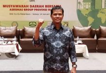 Jhon Kannedy Dikukuhkan Sebagai Ketua DPC Askonas Rokan Hulu Periode 2021-2026