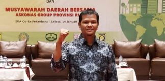 Jhon Kannedy Dikukuhkan Sebagai Ketua DPC Askonas Rokan Hulu Periode 2021-2026