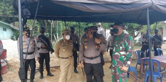 Bupati dan Forkopimda Rohul Tinjau Lokasi PSU 25 TPS