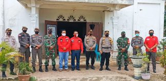 TNI POLRI di Rohul Bersinergi Amankan Gereja di Hari Perayaan Kenaikan Isa Almasih